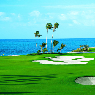 Kostenloses Golf Course on Ponte Vedra Beach Wallpaper für iPad