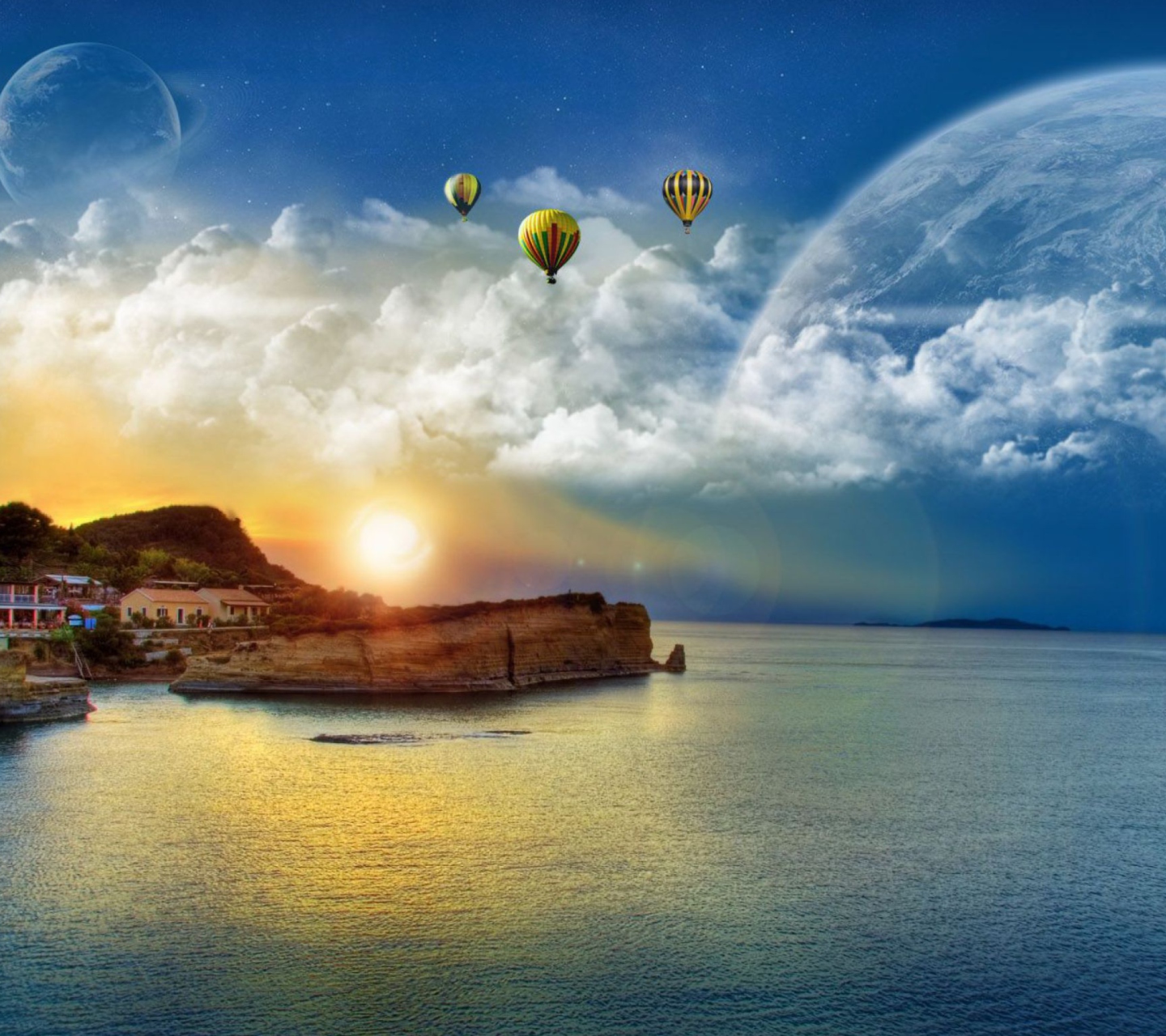 Screenshot №1 pro téma Fantasy World Dreams 1440x1280