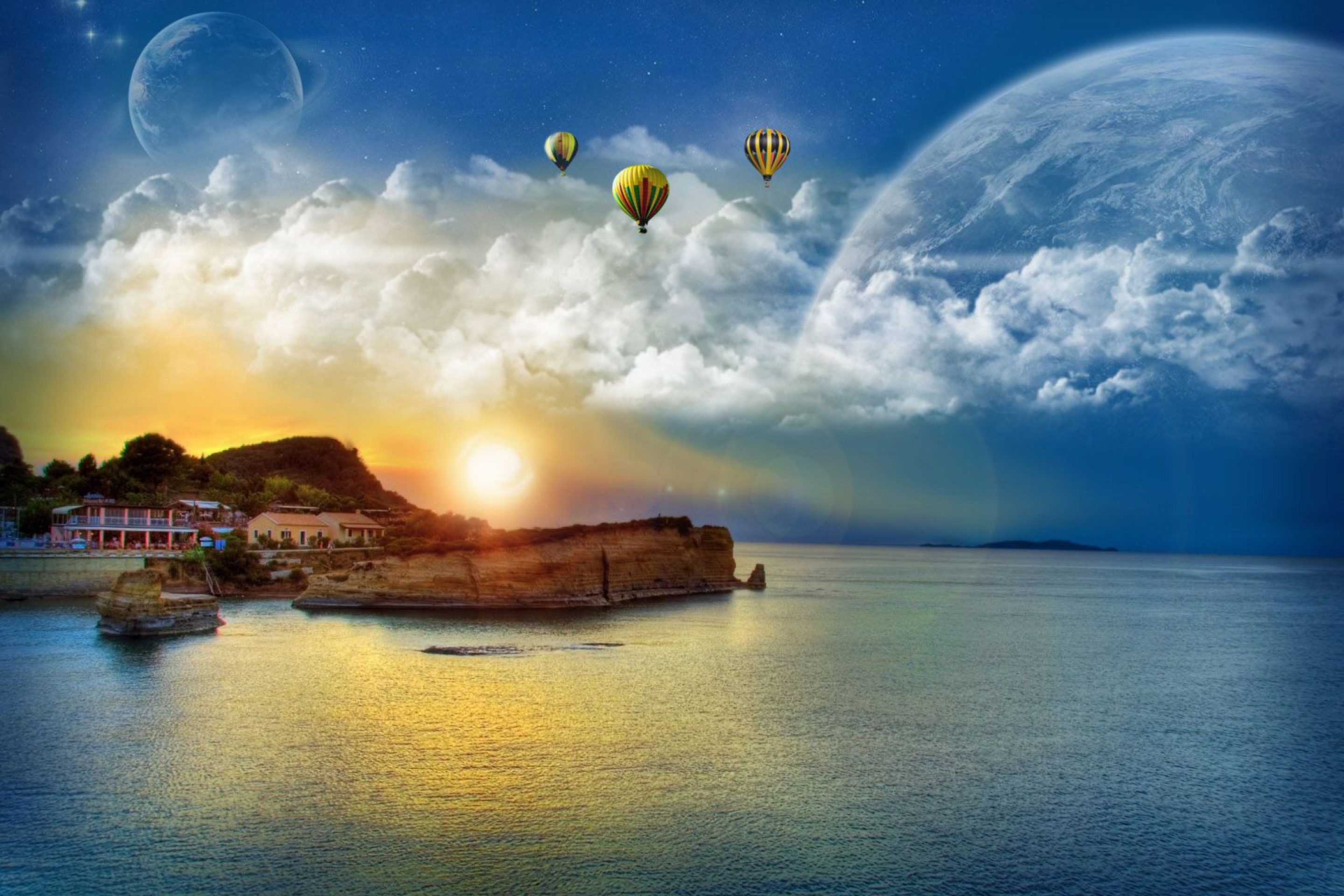 Screenshot №1 pro téma Fantasy World Dreams 2880x1920