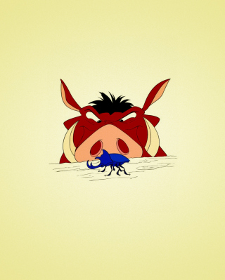 Timon And Pumba - Lion King - Obrázkek zdarma pro 320x480