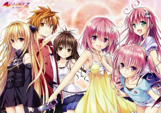 To Love Ru Girls - Obrázkek zdarma pro 480x320