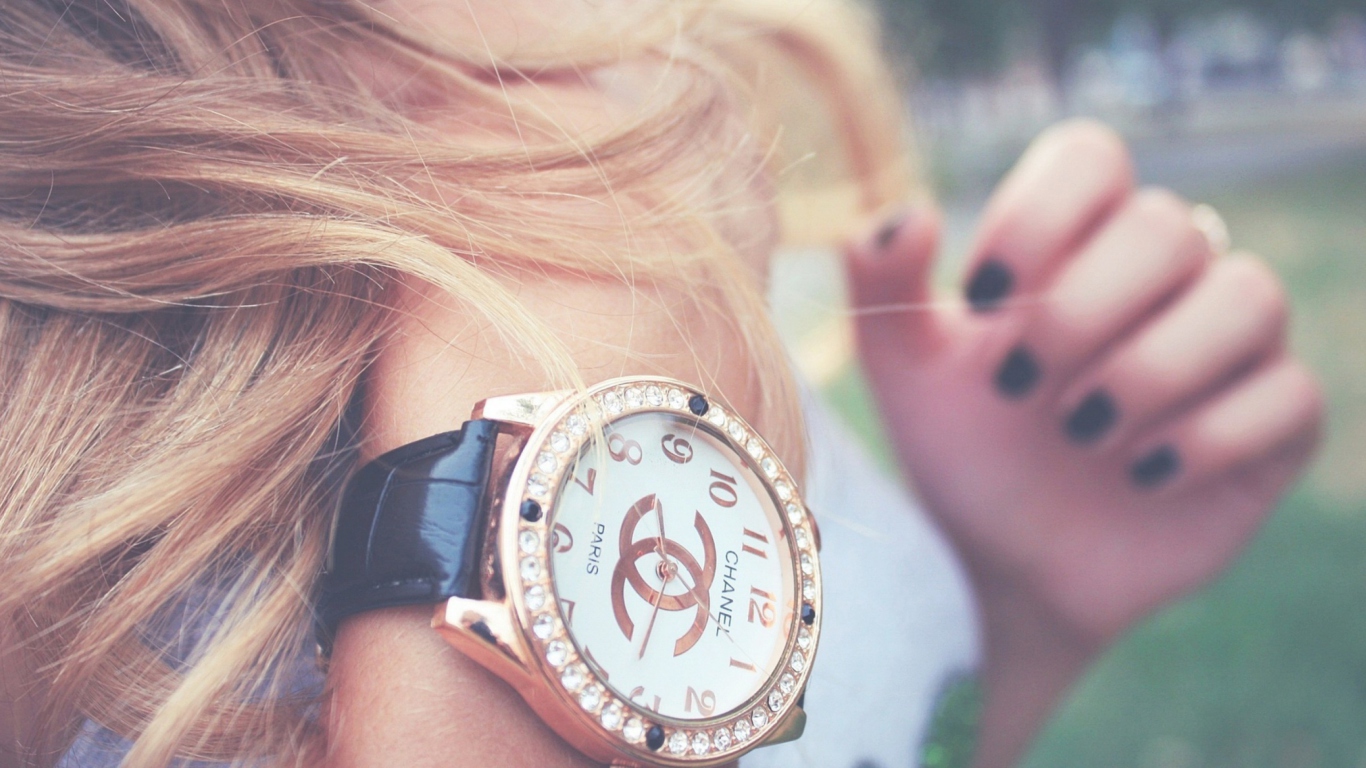 Sfondi Chanel Watch 1366x768