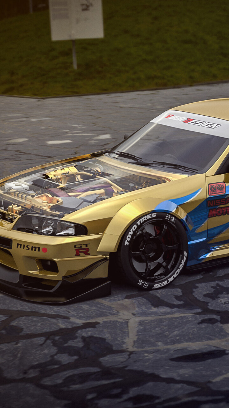 Das Nissan Skyline R33 GT R Nismo Edition Wallpaper 750x1334