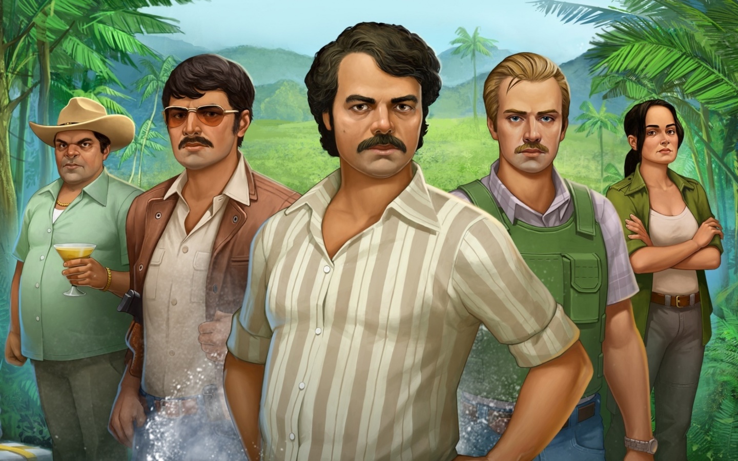 Обои Narcos TV Crime Television Series 1440x900