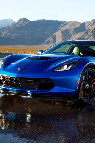 Sfondi Chevrolet Corvette Z06 320x480