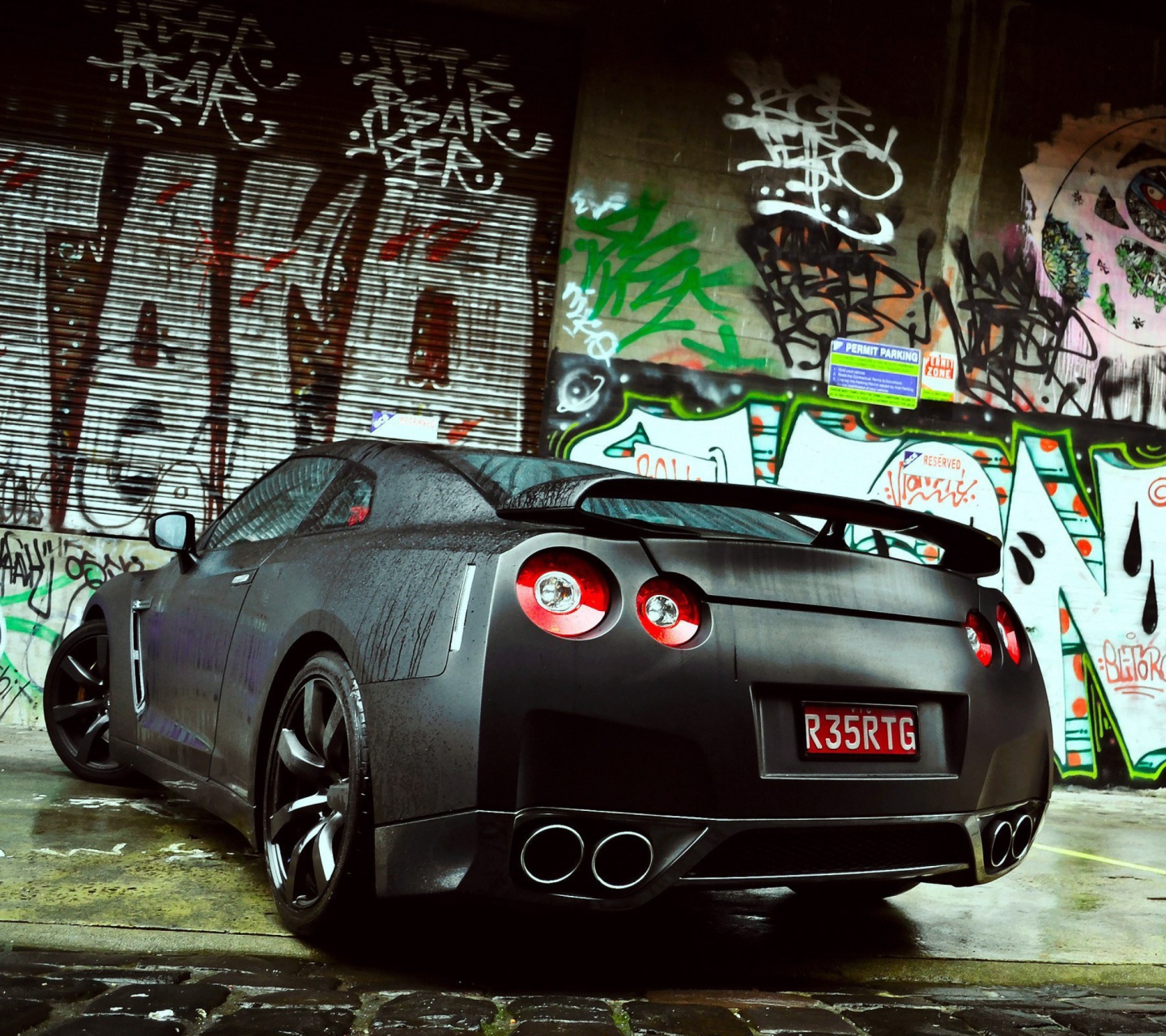 Das Nissan GTR Wallpaper 1440x1280