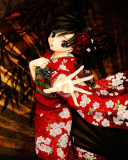 Screenshot №1 pro téma Toujou Aya In Kimono 128x160