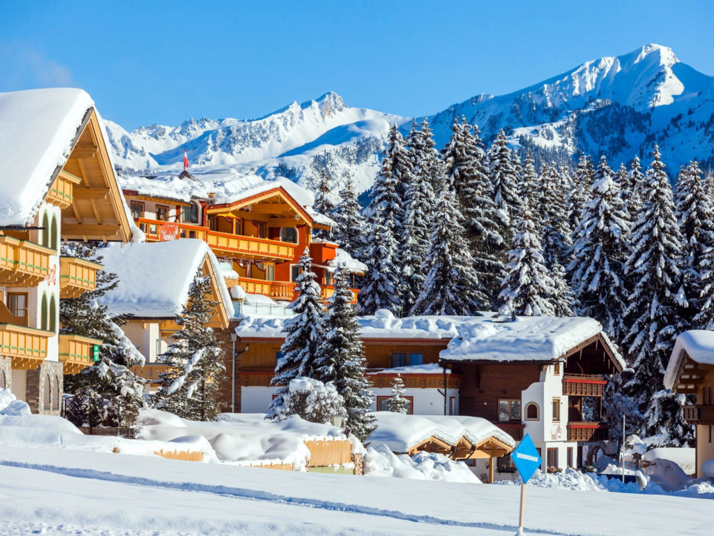 Sfondi Austria Ski Holidays 1024x768
