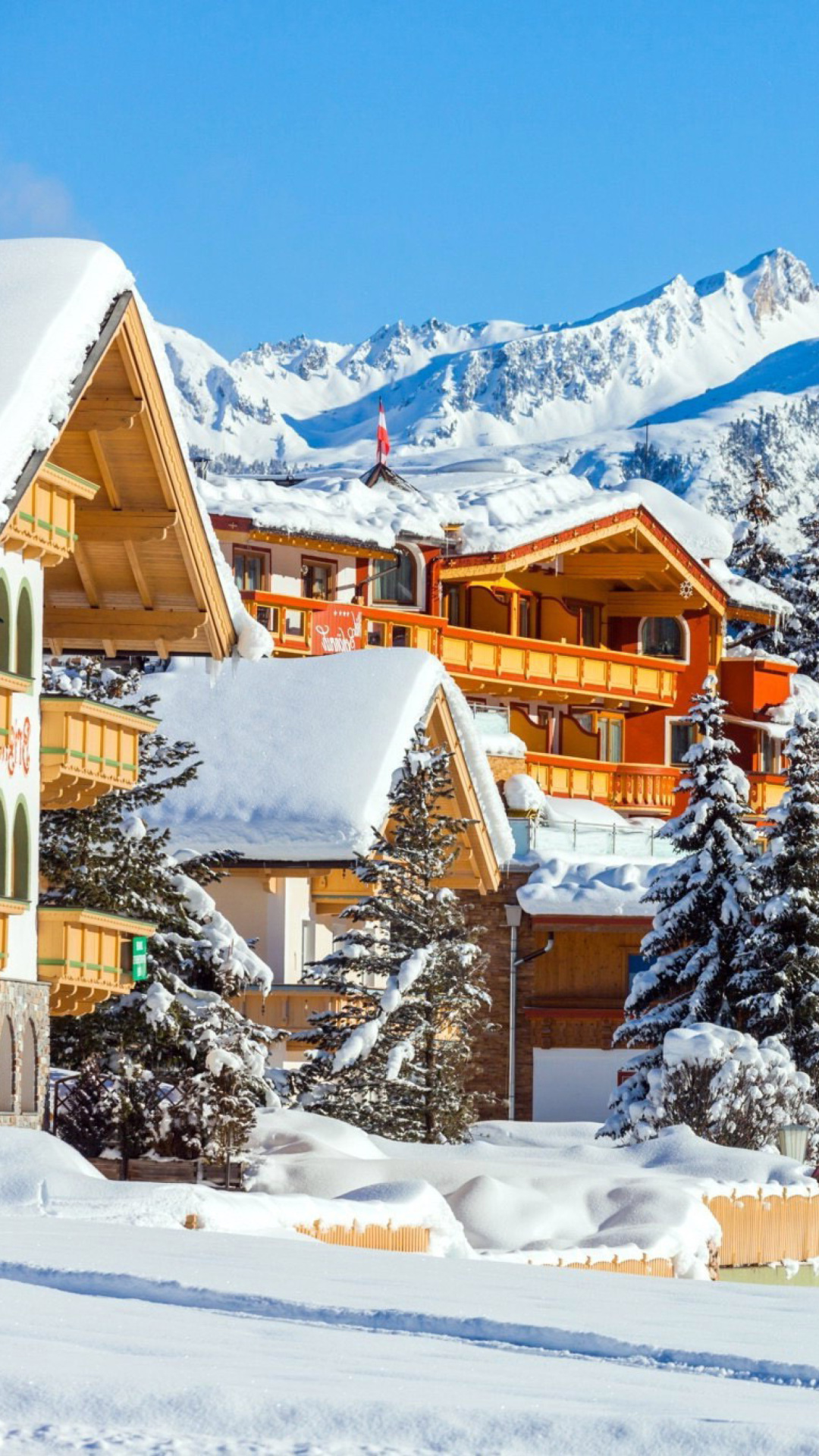 Austria Ski Holidays wallpaper 1080x1920