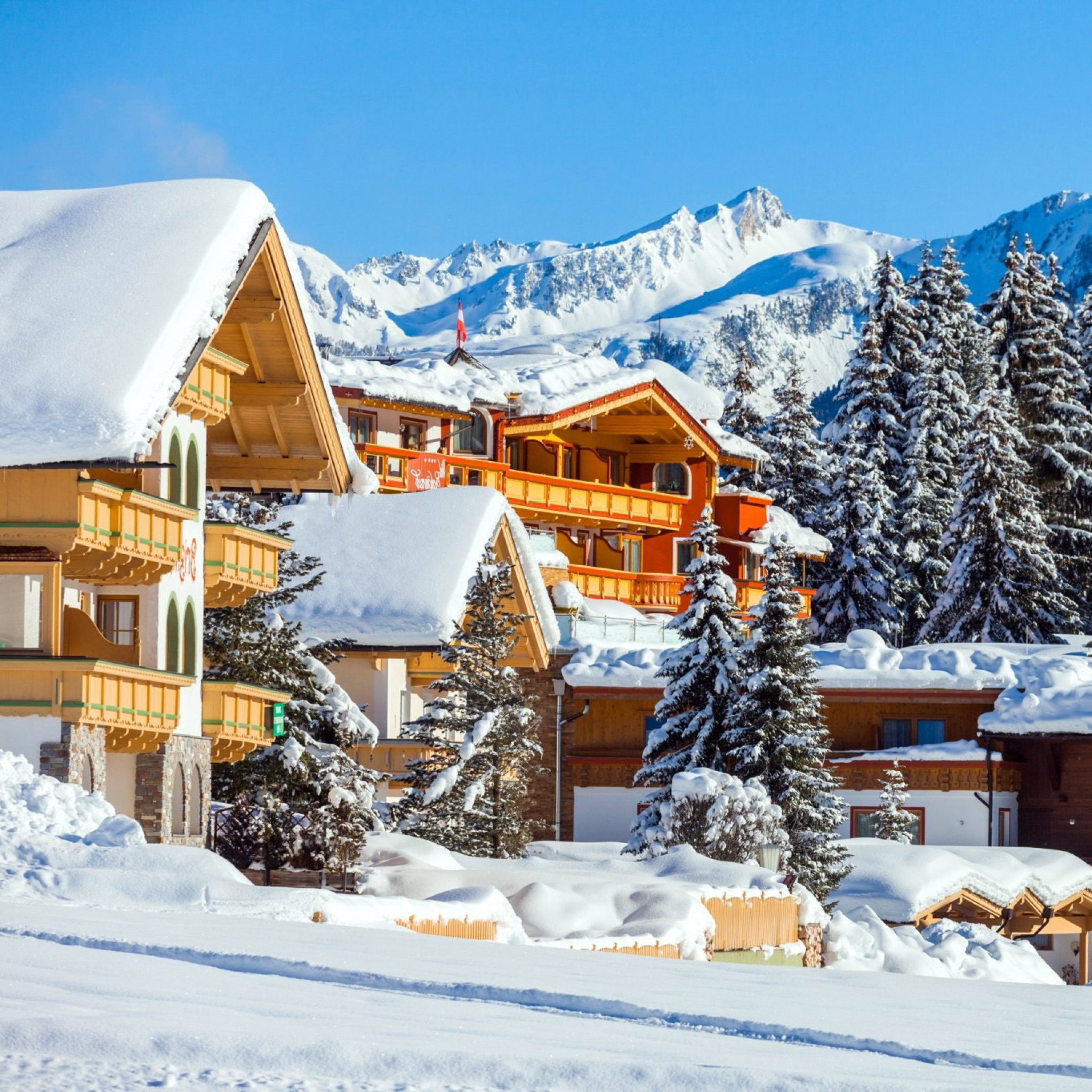 Обои Austria Ski Holidays 2048x2048