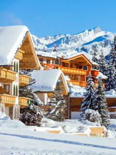 Fondo de pantalla Austria Ski Holidays 240x320