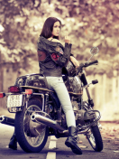 Moto Girl wallpaper 132x176