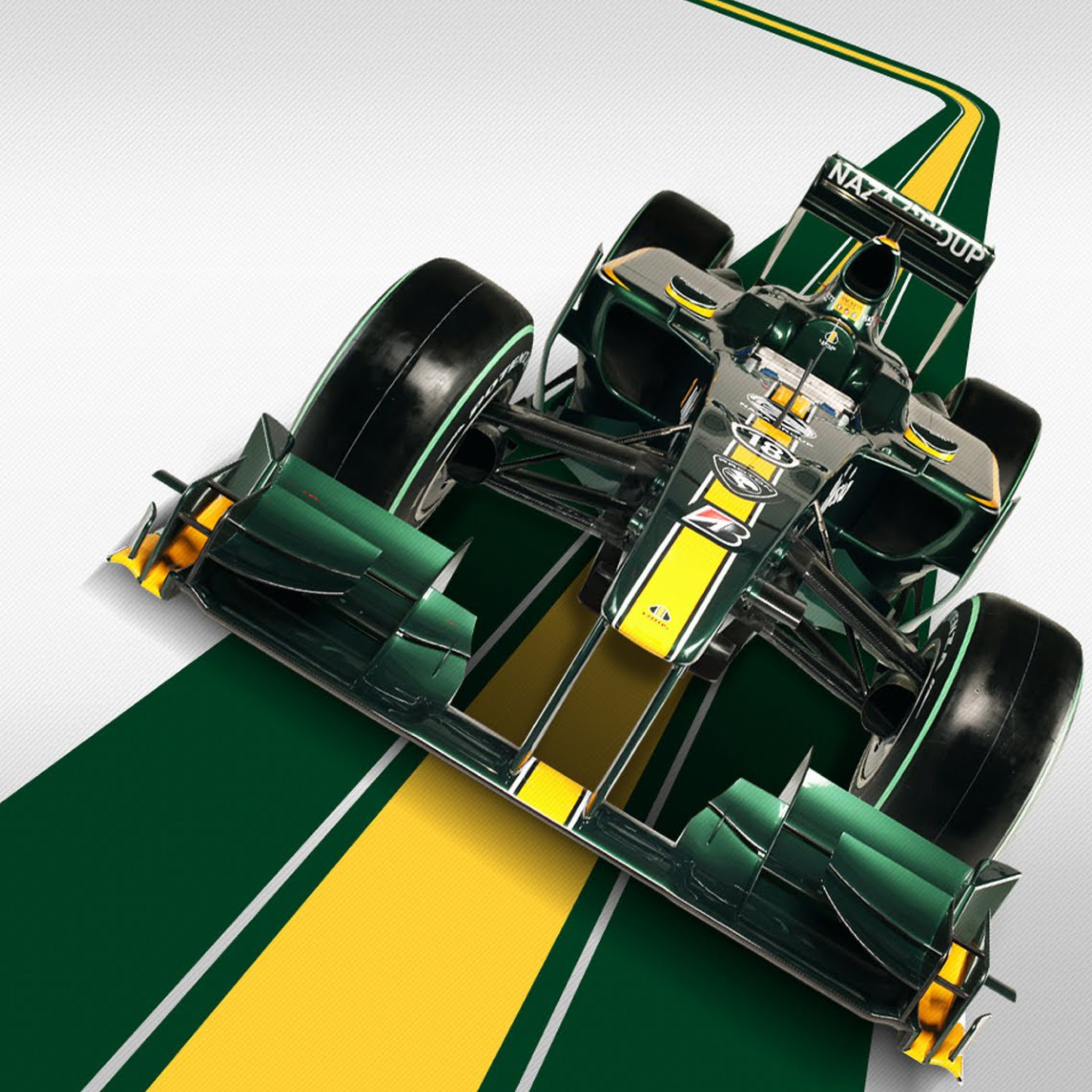 Das Lotus F1 Wallpaper 2048x2048