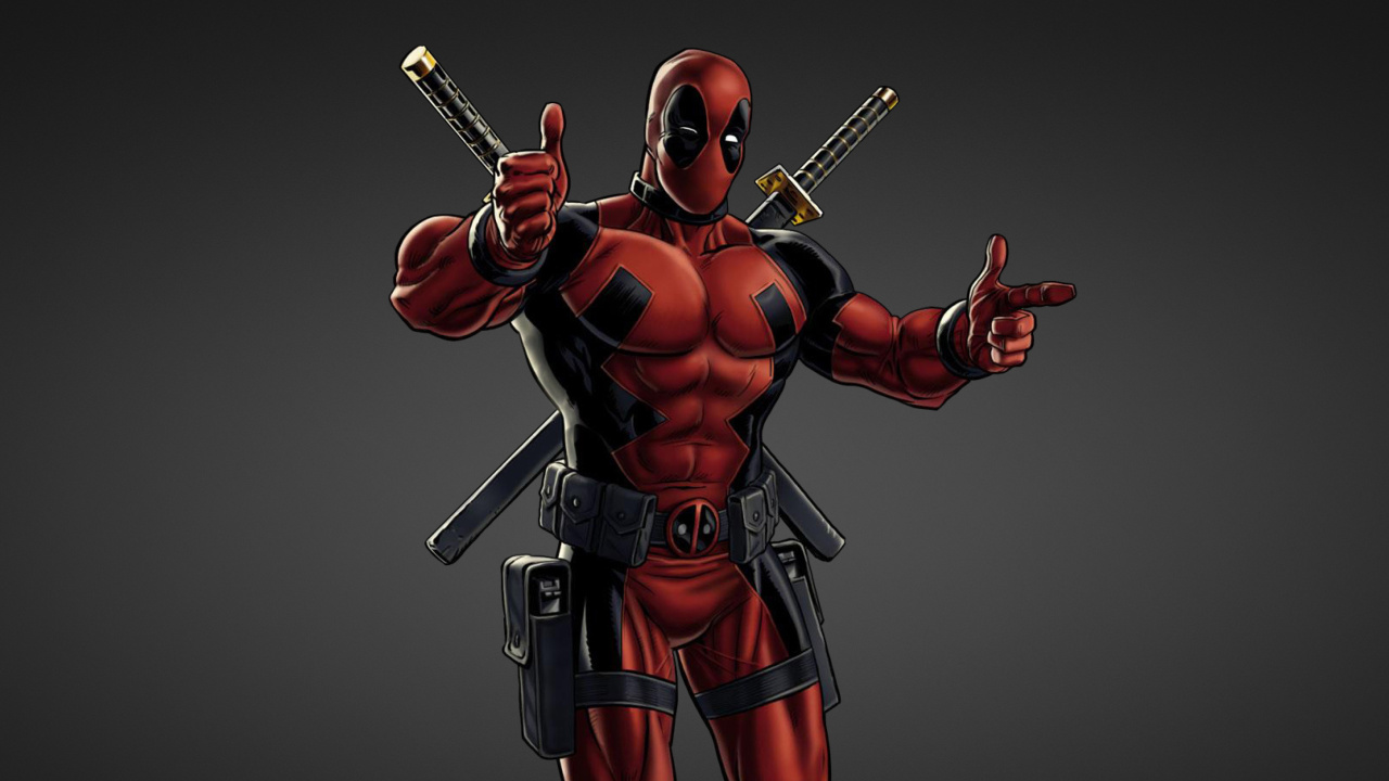 Fondo de pantalla Deadpool Marvel Comics Fan Art 1280x720