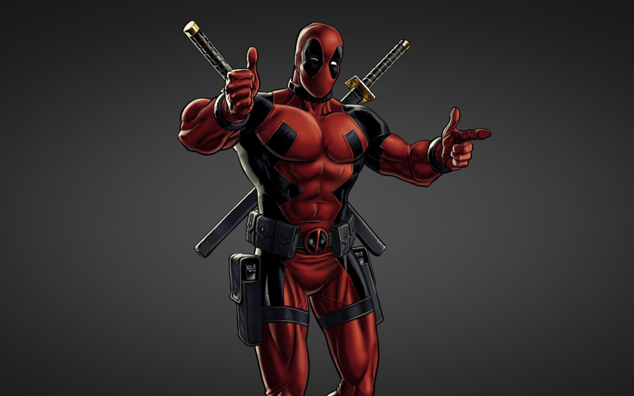 Fondo de pantalla Deadpool Marvel Comics Fan Art 1280x800