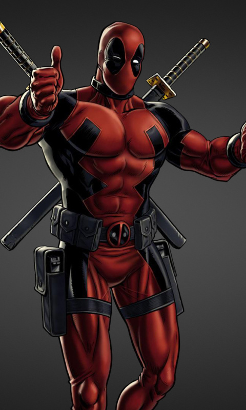 Screenshot №1 pro téma Deadpool Marvel Comics Fan Art 480x800