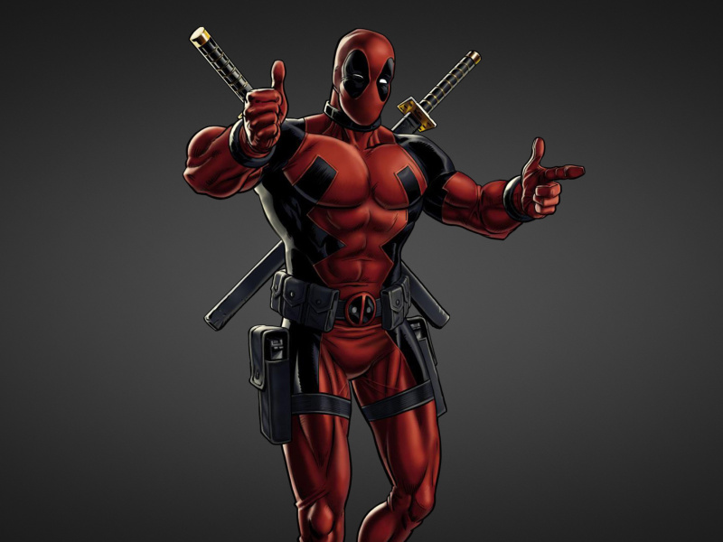 Обои Deadpool Marvel Comics Fan Art 800x600