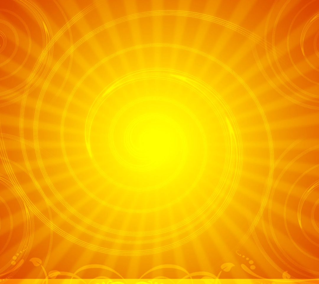 Das Vector Sun Rays Wallpaper 1080x960