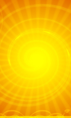 Das Vector Sun Rays Wallpaper 240x400