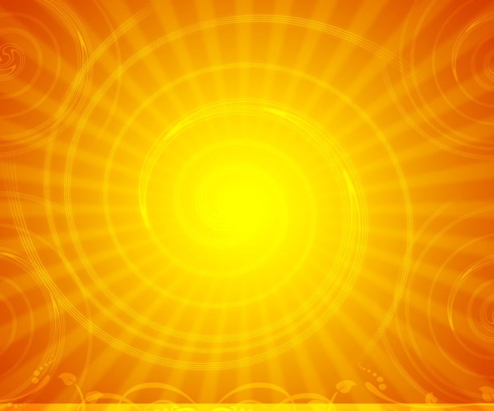 Das Vector Sun Rays Wallpaper 960x800