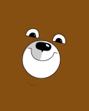 Screenshot №1 pro téma Smiling Bear Illustration 128x160