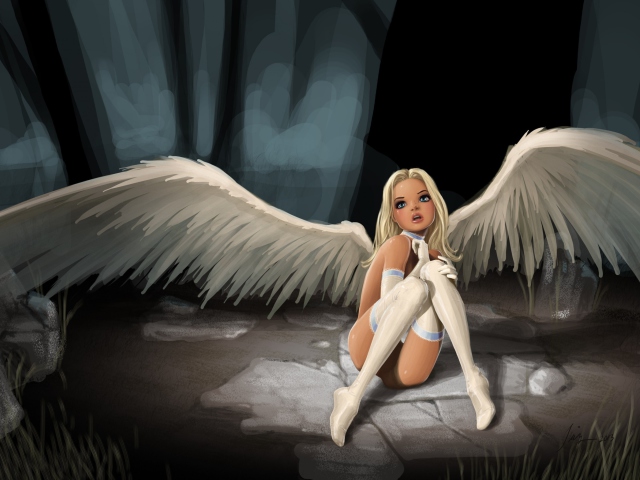 Screenshot №1 pro téma White Angel 640x480