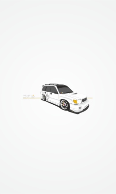 Das Subaru Forester Sf5 Wallpaper 240x400