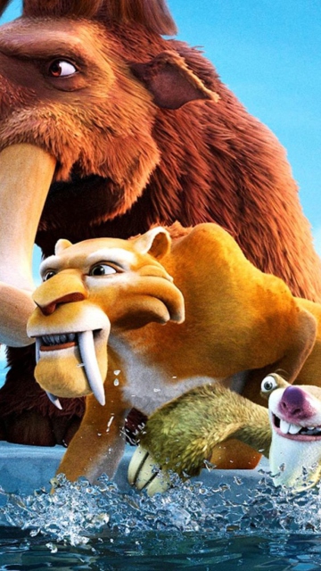 Fondo de pantalla Ice Age Cartoon 360x640