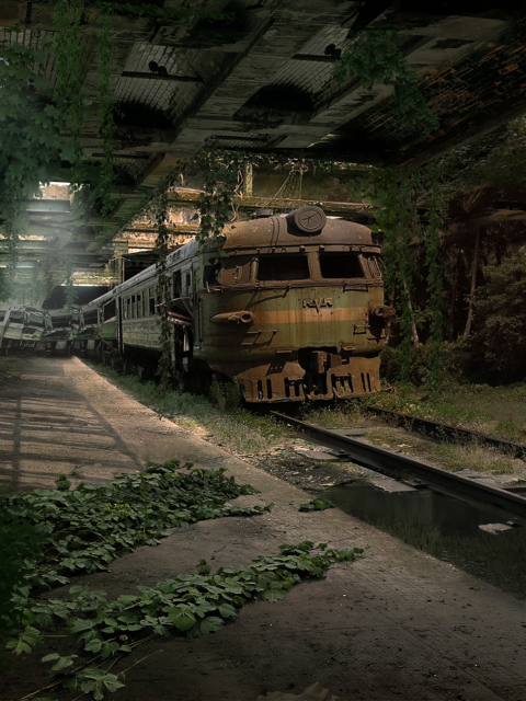 Abandoned Train screenshot #1 480x640
