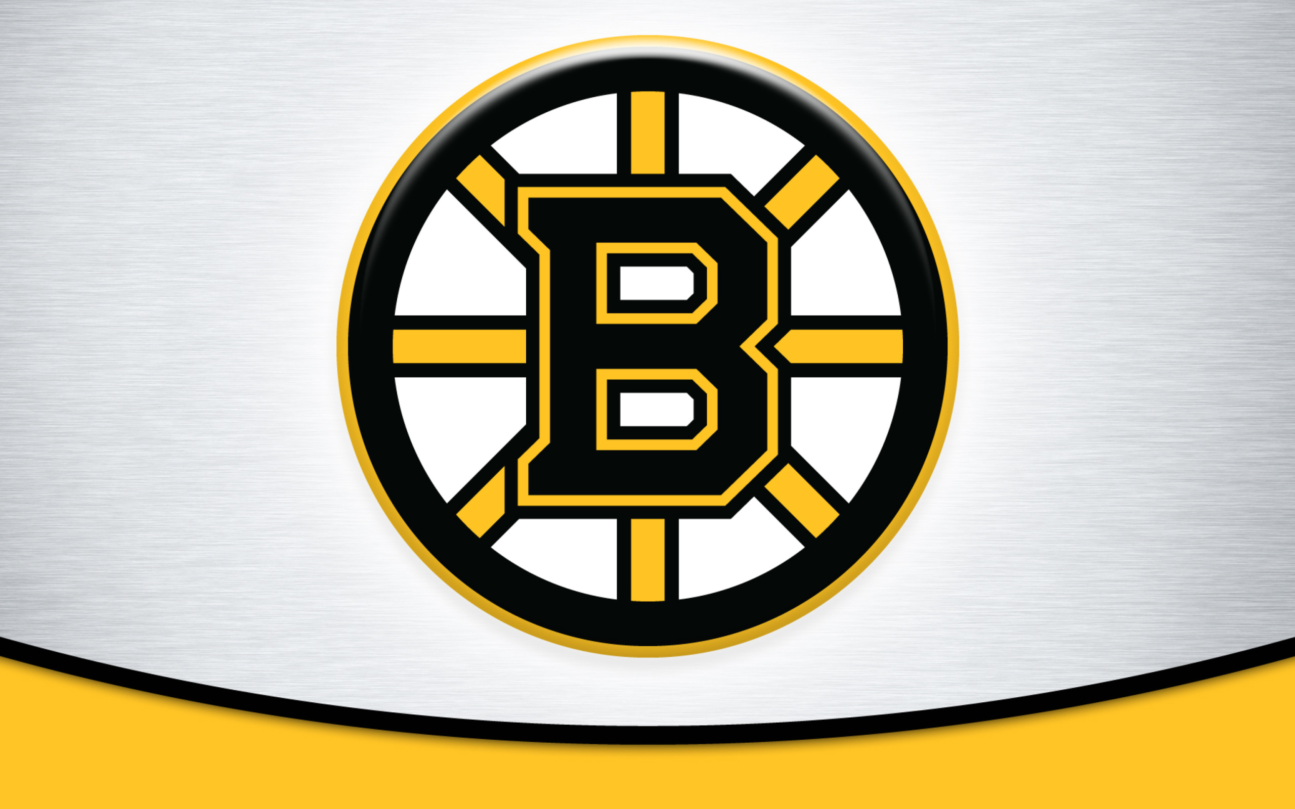 Screenshot №1 pro téma Boston Bruins Team Logo 2560x1600