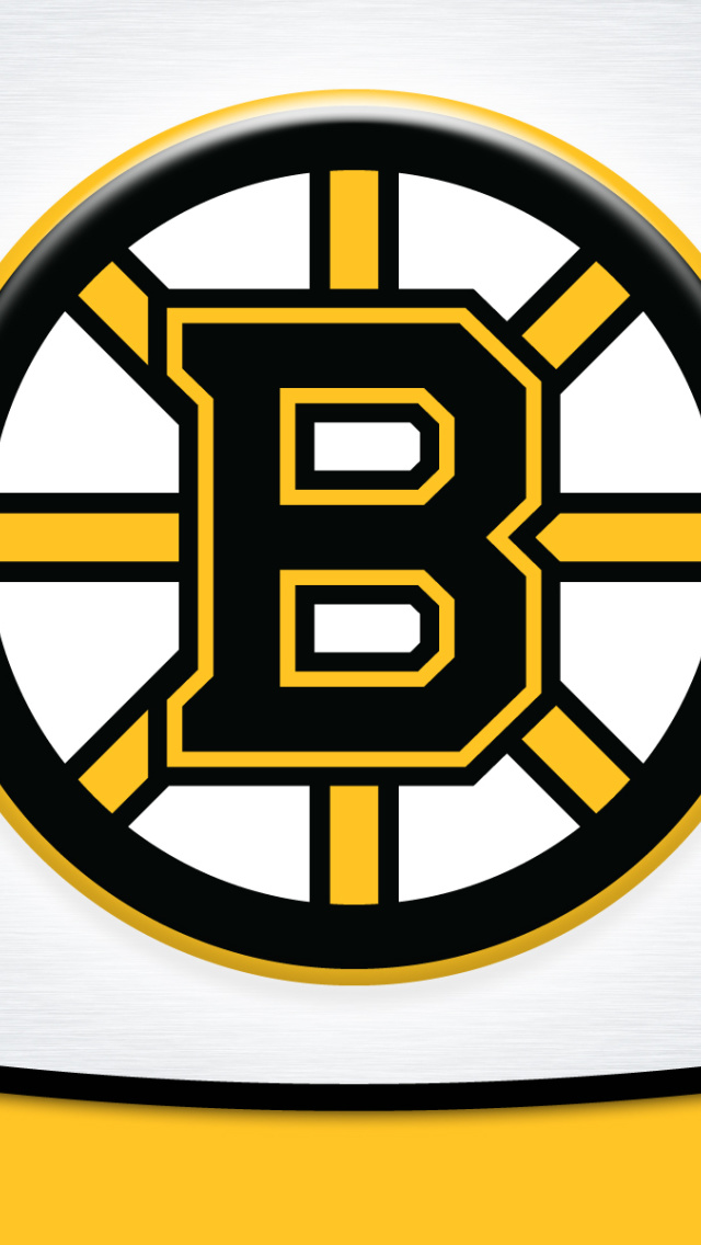 Das Boston Bruins Team Logo Wallpaper 640x1136