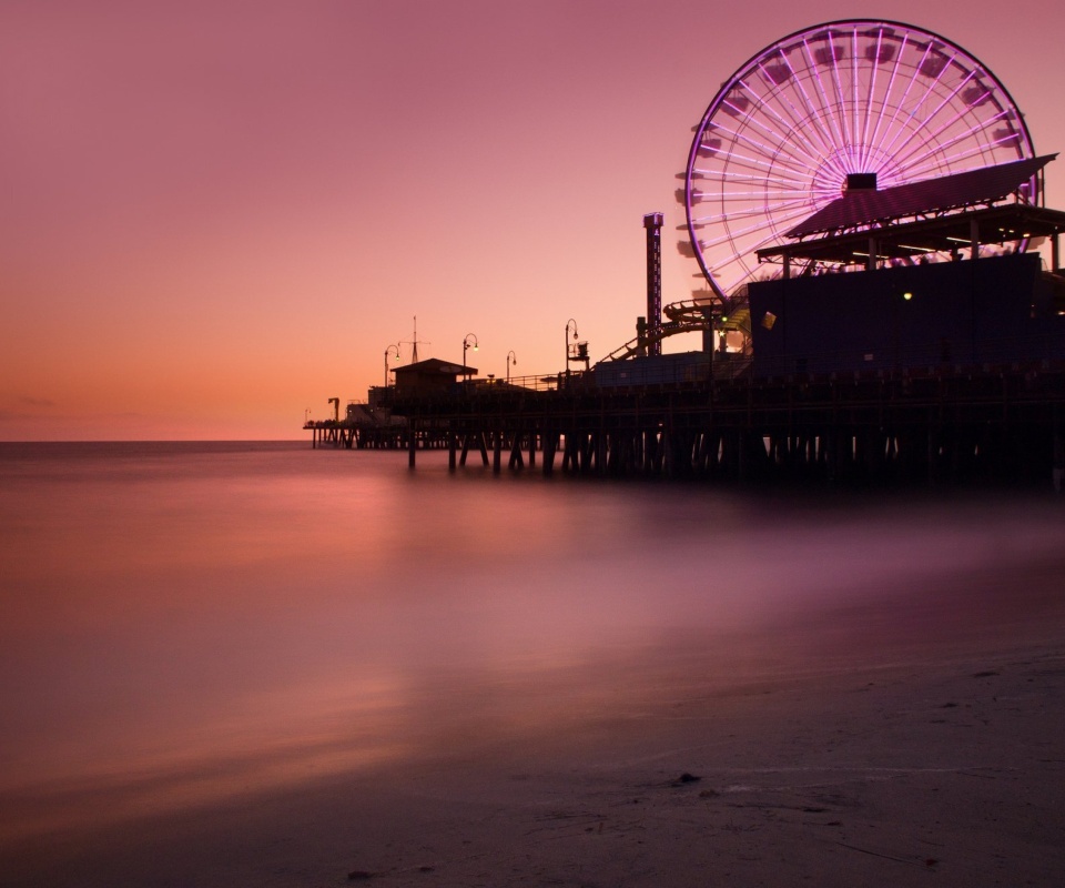 Das Santa Monica State Beach Wallpaper 960x800