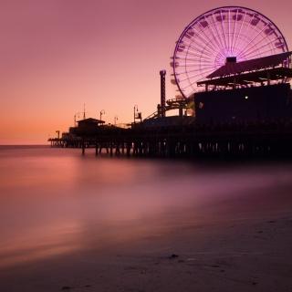 Santa Monica State Beach sfondi gratuiti per iPad Air