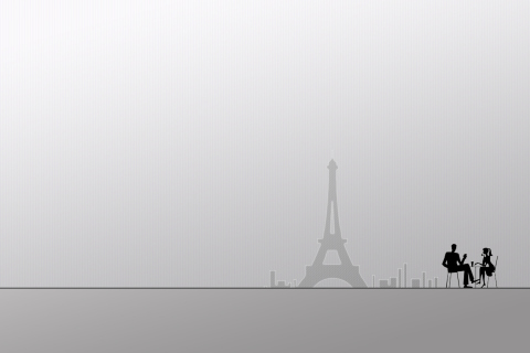 Screenshot №1 pro téma Eiffel Tower Drawing 480x320