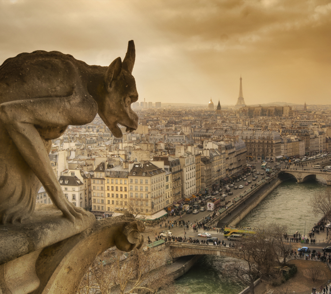 Notre Dame De Paris wallpaper 1080x960