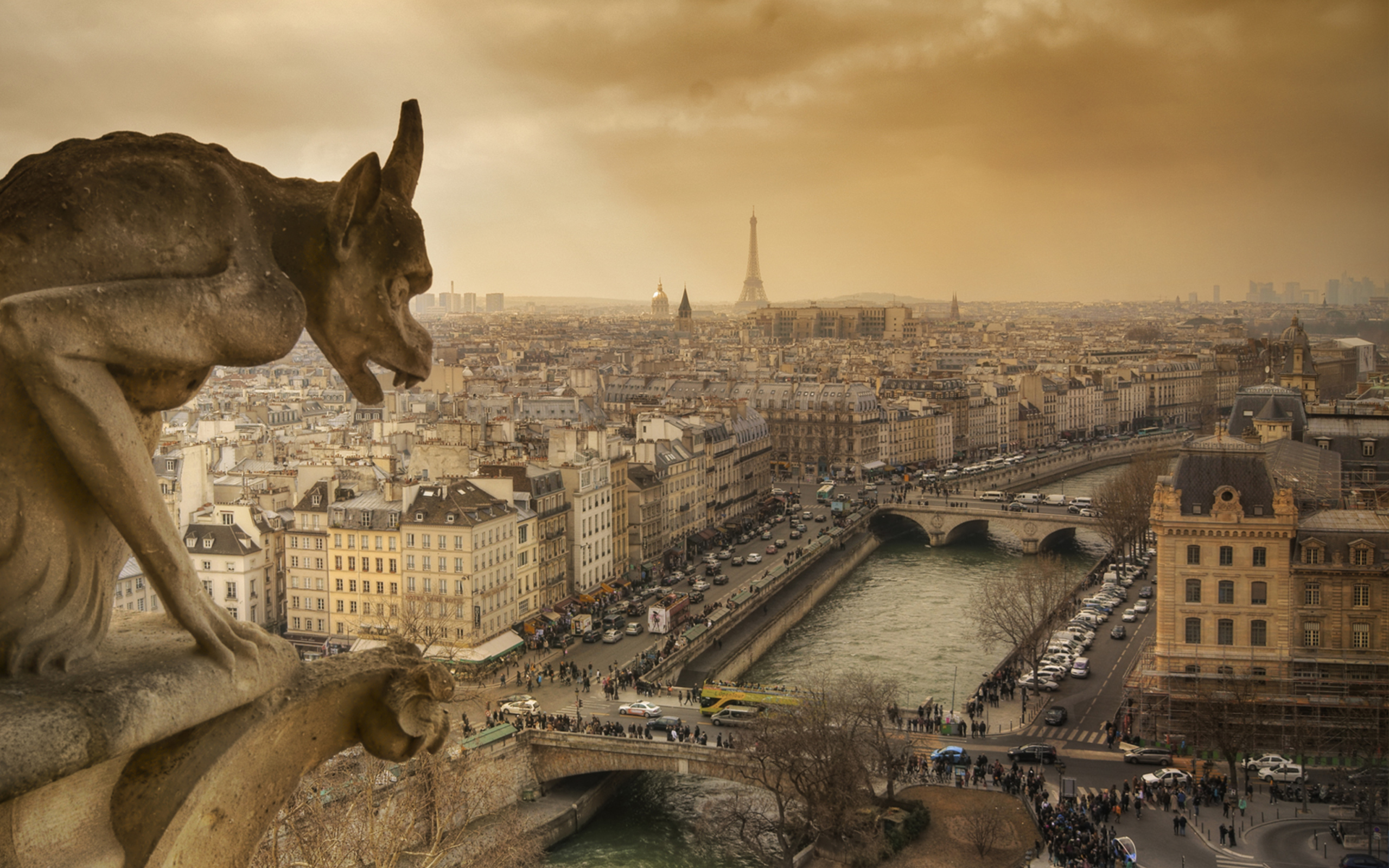 Notre Dame De Paris wallpaper 2560x1600