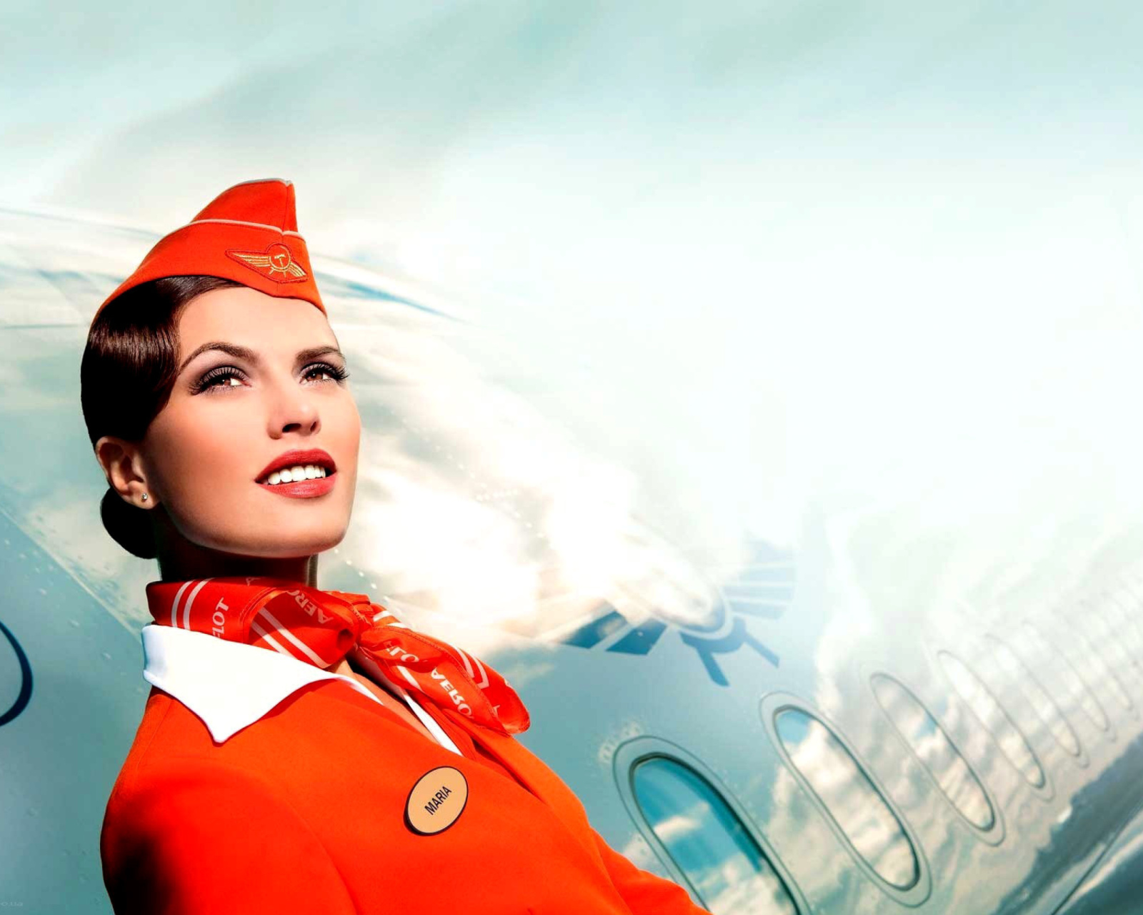 Fondo de pantalla Aeroflot Russian Girl 1600x1280