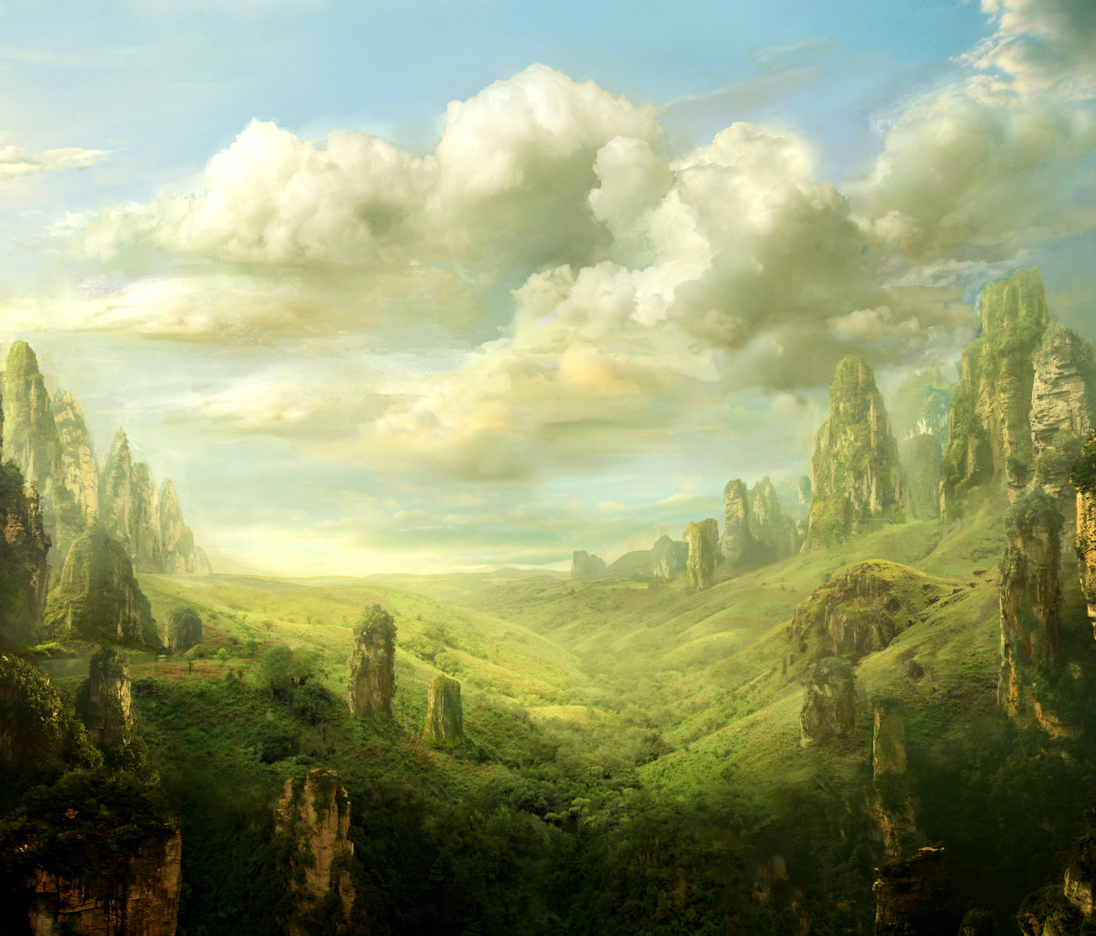 Fantasy Landscape wallpaper 1200x1024