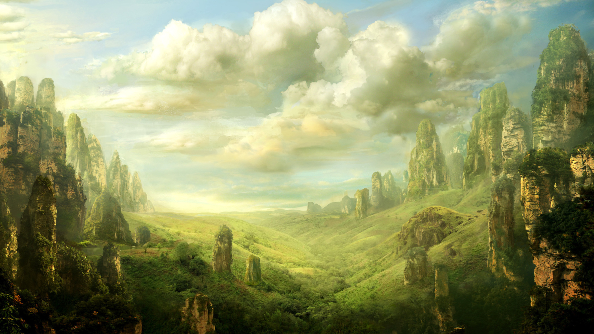 Fantasy Landscape screenshot #1 1920x1080
