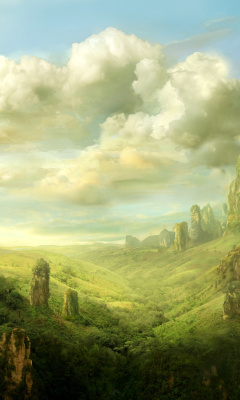 Sfondi Fantasy Landscape 240x400