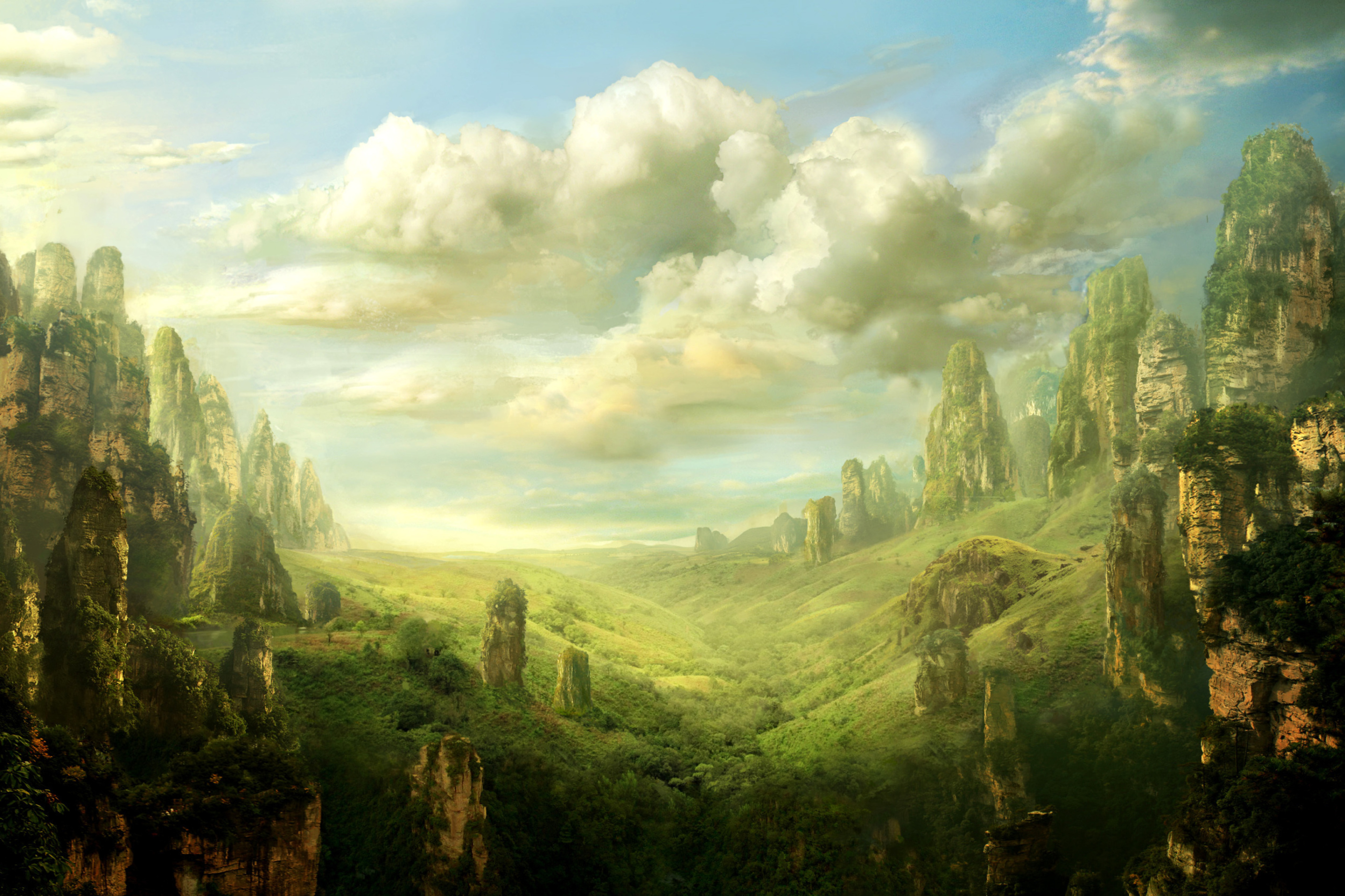 Screenshot №1 pro téma Fantasy Landscape 2880x1920