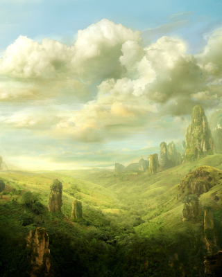 Fantasy Landscape - Obrázkek zdarma pro Nokia C2-00