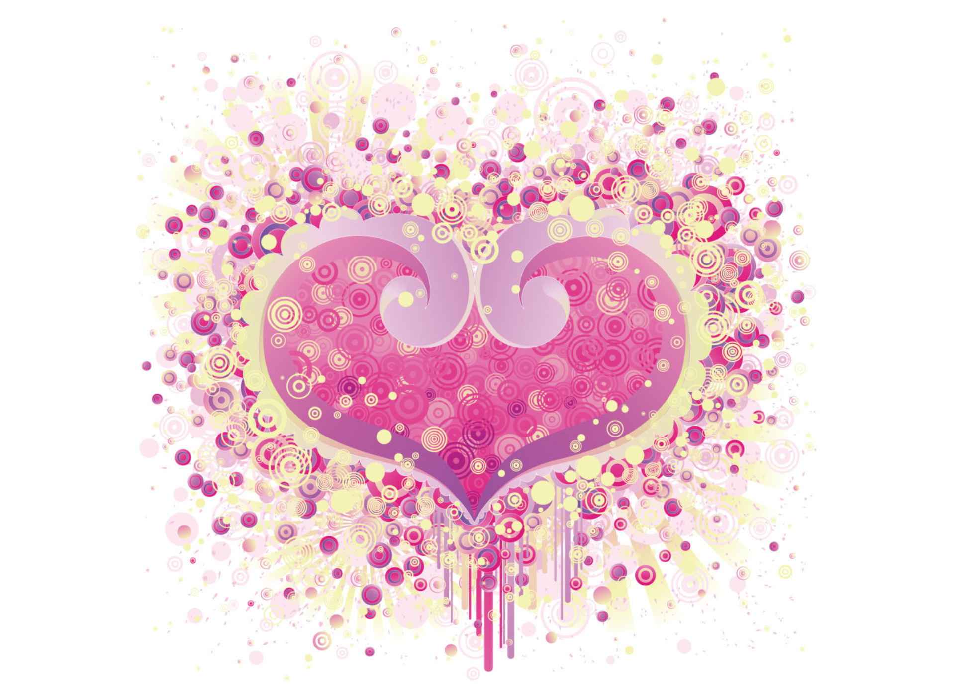 Fondo de pantalla Valentine's Day Heart 1920x1408