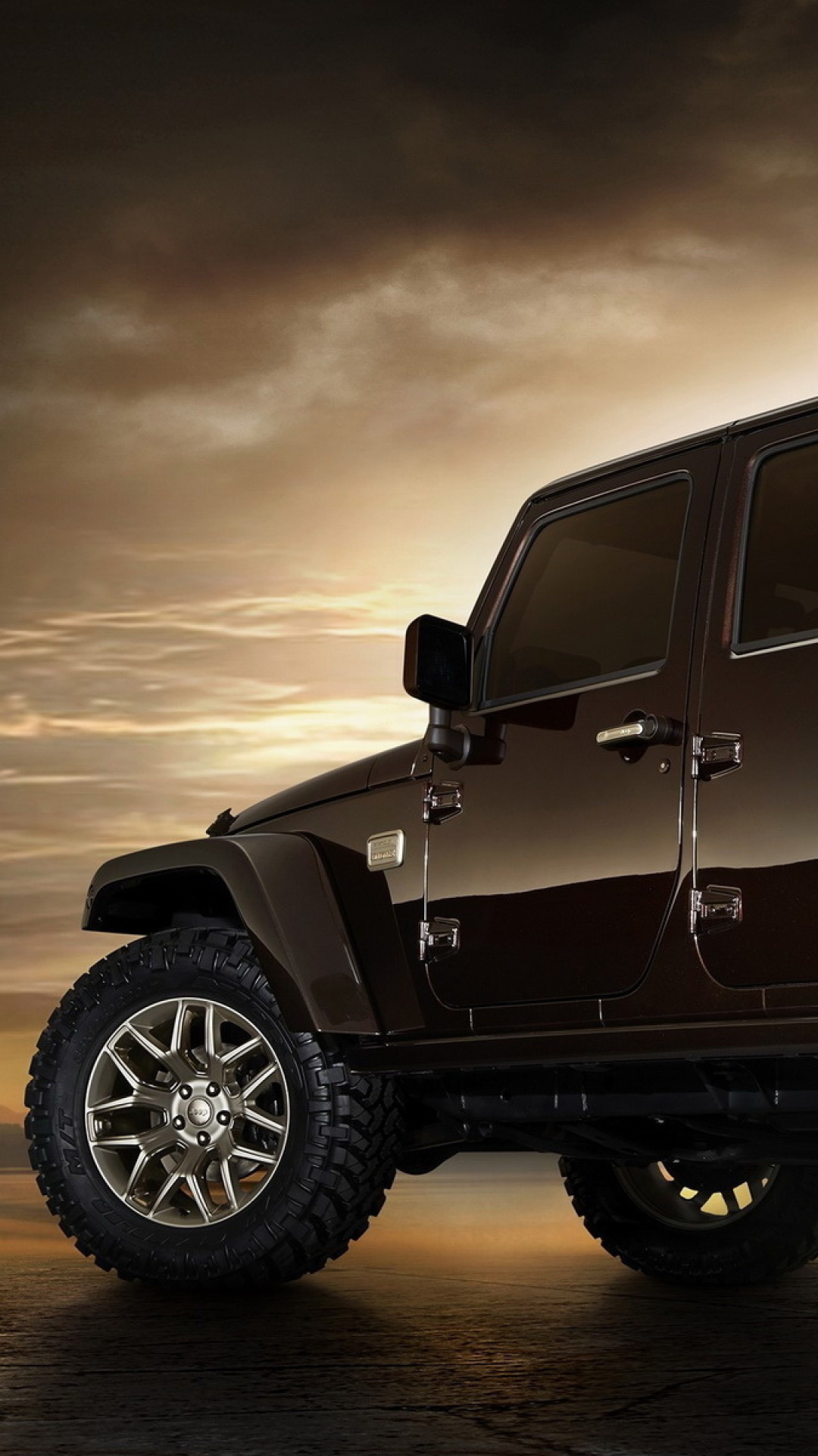 Jeep Wrangler Rubicon hardtop wallpaper 1080x1920