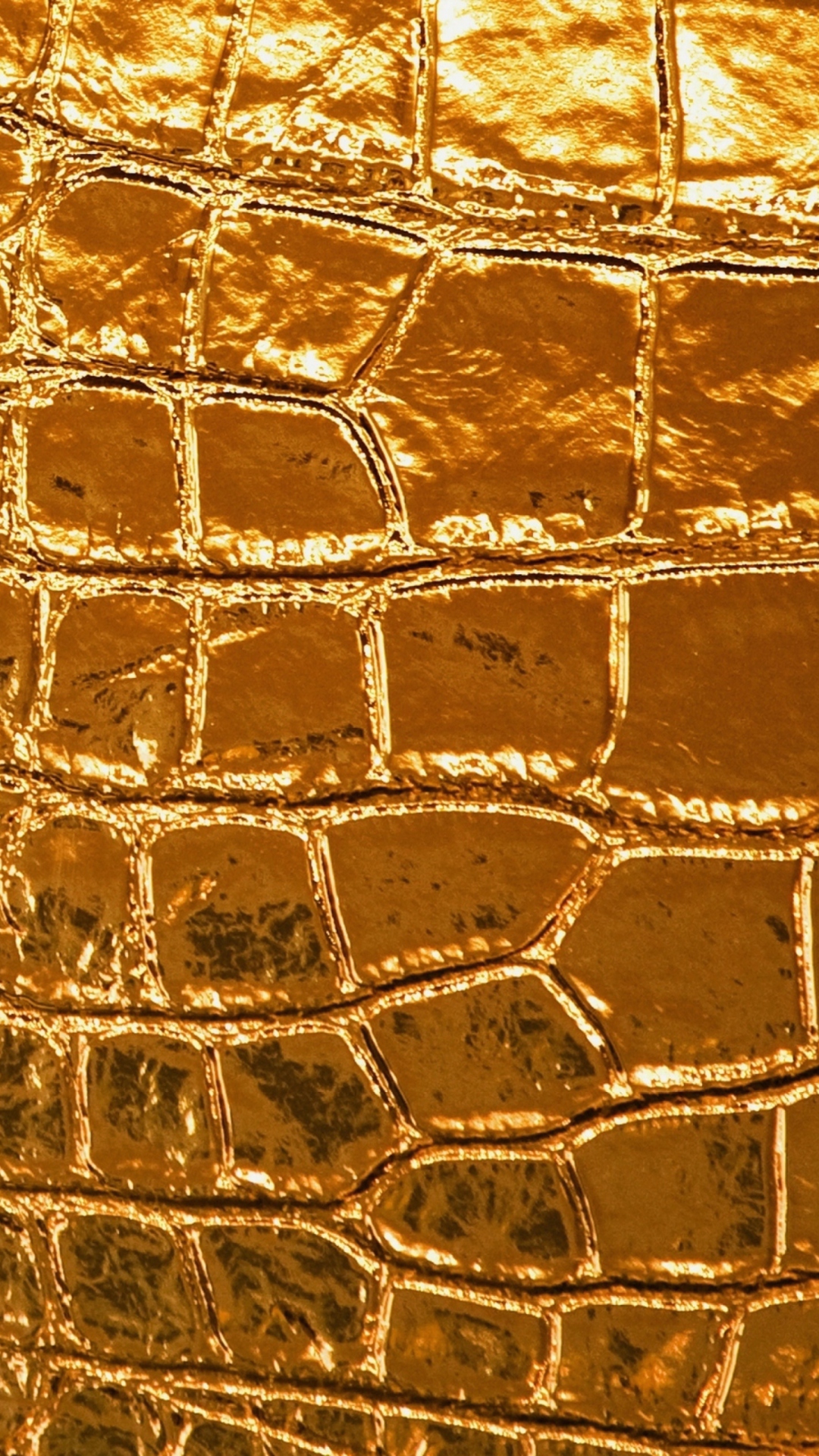 Das Golden Crocodile Leather Wallpaper 1080x1920