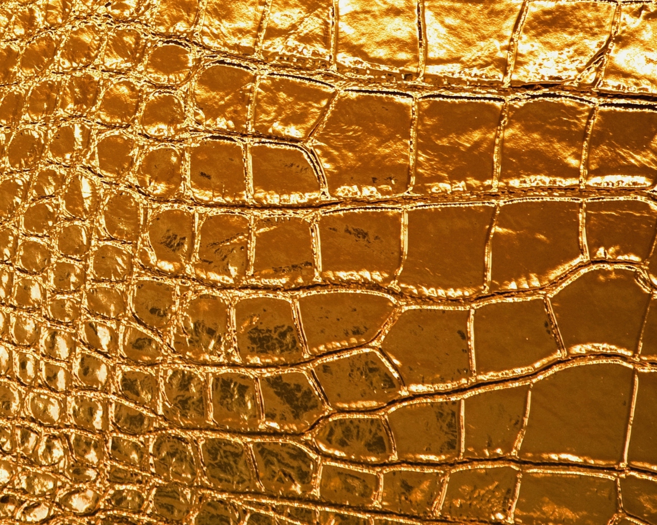 Screenshot №1 pro téma Golden Crocodile Leather 1280x1024