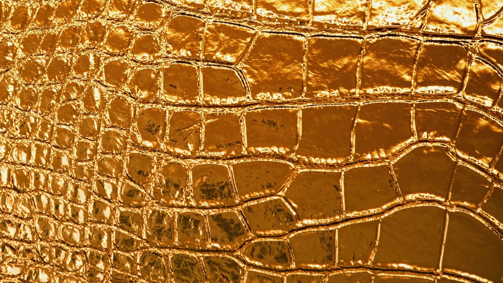 Das Golden Crocodile Leather Wallpaper 1600x900