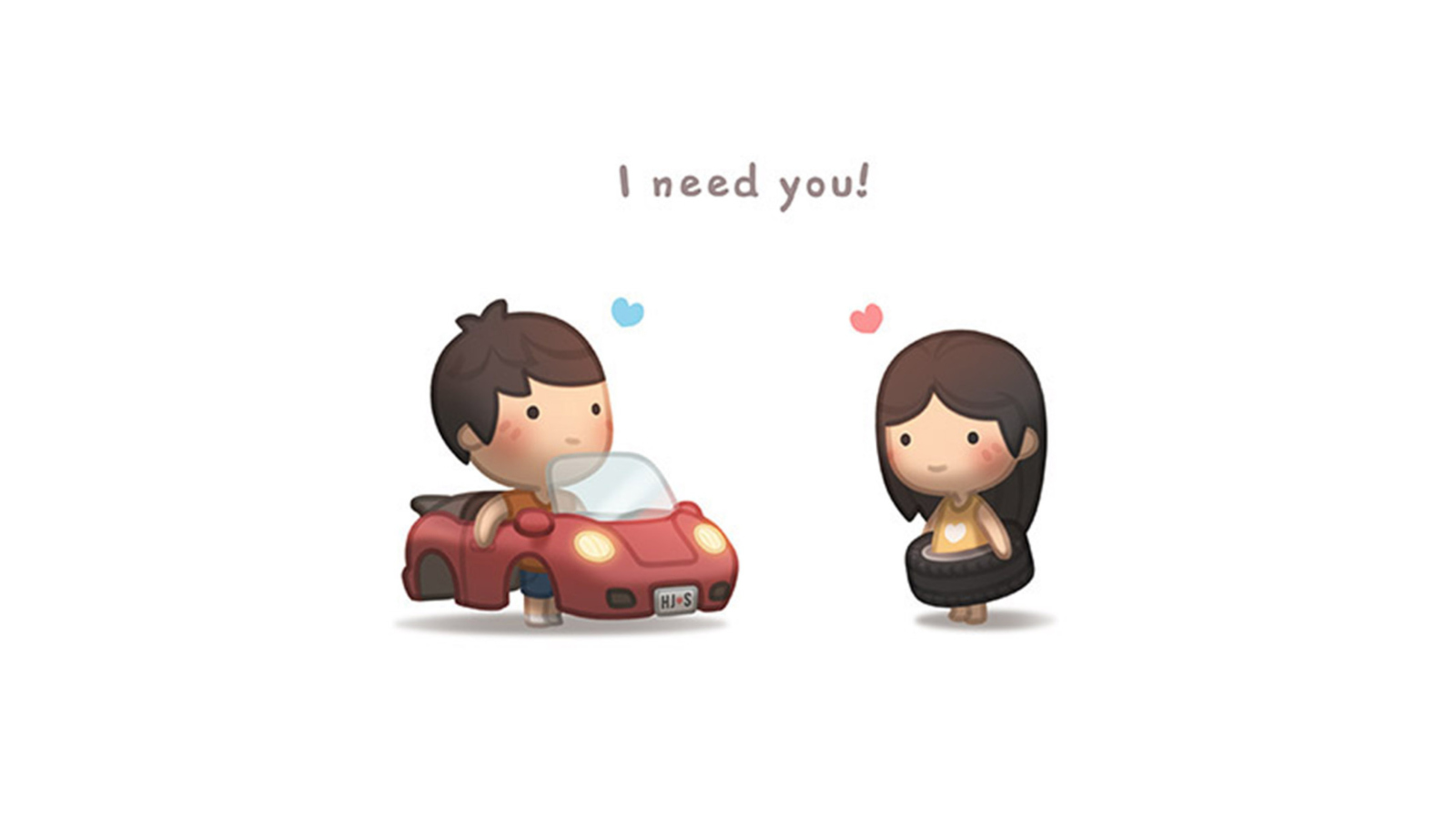 Обои I need you 1600x900