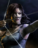 Screenshot №1 pro téma Lara Croft With Arrow 128x160