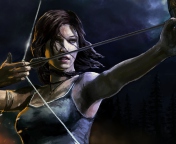 Das Lara Croft With Arrow Wallpaper 176x144